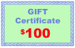 Gift Certificate - 100 Dollars GC100