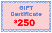 Gift Certificate - 250 Dollars GiftCertificate_250_Dollars