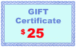 Gift Certificate - 25 Dollars GC025
