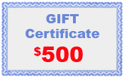 Gift Certificate - 500 Dollars GiftCertificate_500_Dollars