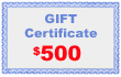 Gift Certificate - 500 Dollars GC500