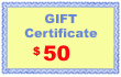 Gift Certificate - 50 Dollars GC050