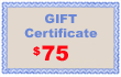 Gift Certificate - 75 Dollars GC075