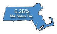 Massachusetts sales tax rises 25% on August 1, 2009 to 6.25%!