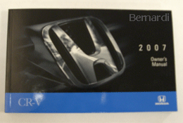 Honda CR-V Owner's Manual (2007) 31SWA601