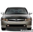 Honda Half Nose Mask (Civic Sedan/Hybrid) 08P35-SNA-100A