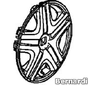 Honda Fit Wheel Trim Assembly (14X5 1/2JJ)  44733-SLN-A01    