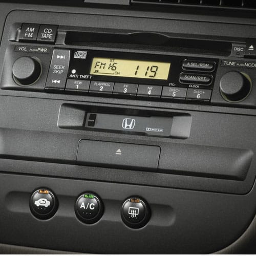 Honda Cassette Player (Accord, Civic, Element, CR-V, Odyssey, Pilot, Prelude) 08A03-5B1-050    