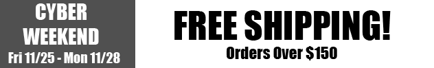 Orders of $150 or more are eligible for free UPS Ground Shipping within the Unites States. 