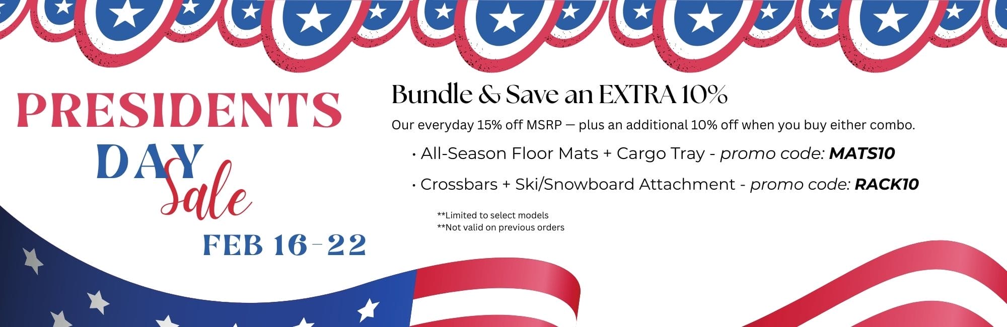 2026 Presidents Day Sale