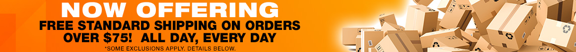 FREE Shipping on orders over $75