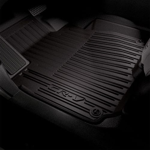 Honda All Season Floor Mats - High Wall - Black (CRV 2017-2022) 08P17-TLA-111