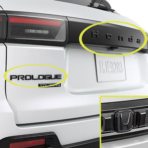 thumbnail image 2 of Genuine Honda OEM Gloss Black Emblem Kit – 2019-2021 Passport – 08F20-TGS-100 2 of 5
