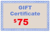 Gift Certificate - 75 Dollars GiftCertificate_75_Dollars