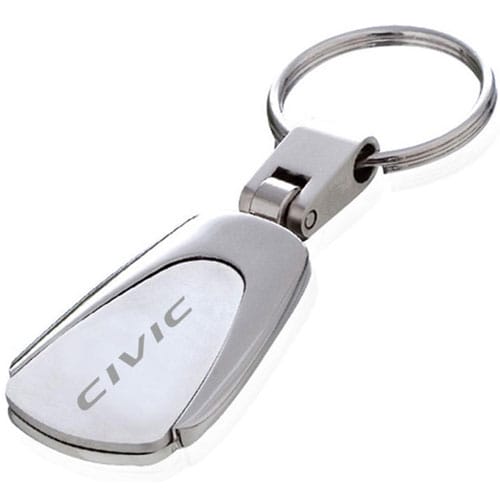Honda Civic Two Tone  Key Chain