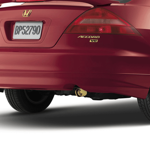 Honda Gold/Chrome Exhaust Finisher (Accord Coupe) 08F53-SDX-XXX1