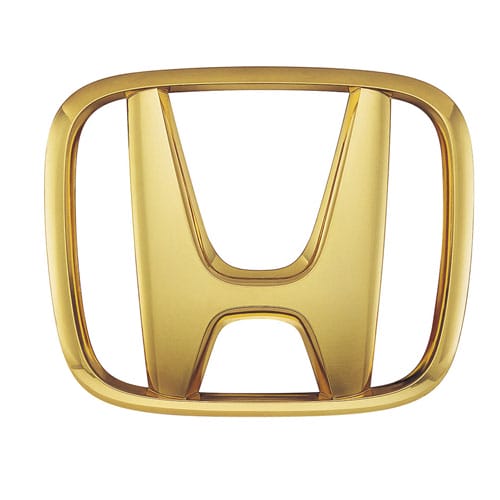 Honda Gold Emblems: "H" & "Odyssey" (2005-2006 Odyssey) 08F20-SHJ-100    