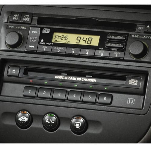 Honda In-Dash 6 CD Changer (Accord, Civic, Element, Odyssey, Pilot)         08A06-3E1-300    